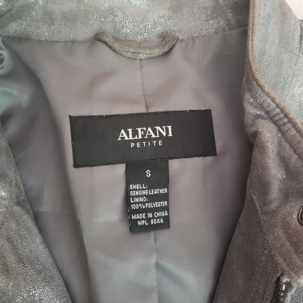 Shiny leather jacket, good condition